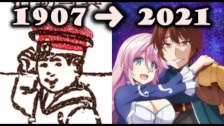 The evolution of anime  1907- 2021❤️