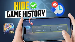 How to hide Mobile Legends game History From iPhone | Clear game History on Mobile Legends
