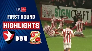 Cheltenham Stun Swindon in Stoppage Time! | Cheltenham 1-1 Swindon Town | Emirates FA Cup 19/20