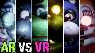 FNAF AR vs. VR Jumpscares Comparison