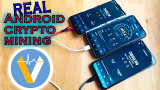 CRYPTO MINING on MOBIL PHONE. FULL GUIDE. Verus miner 9000