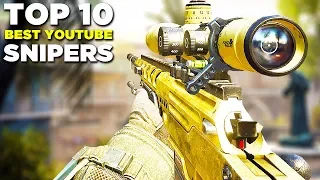 Top 10 Best YOUTUBE SNIPERS In Cod History (Call of Duty)