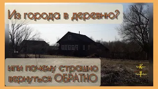 Из города в деревню? или Почему страшно переехать обратно в деревню