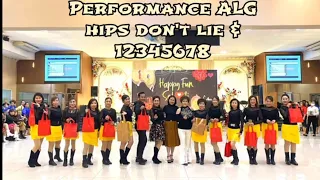 Hips Don't Lie Line Dance & 1.2.3.4.5.6.7.8 Line Dance