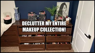 DECLUTTERING MY ENTIRE MAKEUP COLLECTION!