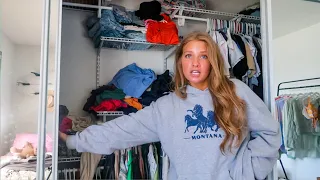 HUGE CLOSET CLEAN-OUT | decluttering, organizing and getting rid of everything