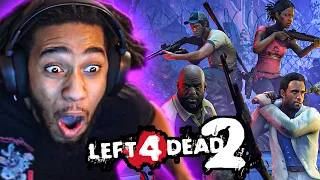 BRO THIS GAME IS BEYOND CRAZY!!! | Left 4 Dead 2 Trailers Reaction
