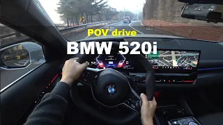 2024 BMW 520i POV drive