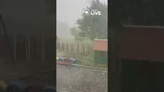 ⛈⛈⛈Шалений град на Київщині