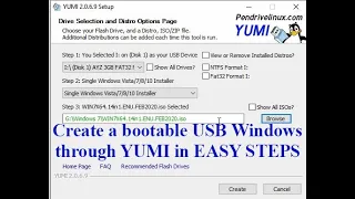 Create a bootable USB Windows 7/8/10 through YUMI software in easy steps