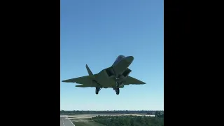 F-22 Take Off in MSFS 2020