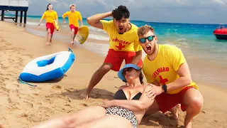 We Became Fake Lifeguards For A Day...