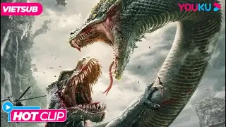 HOT CLIP | Khủng long bạo chúa truy đuổi con người | Mãng Xà Khổng Lồ 3 - Snake 3 | Phim Lẻ YOUKU