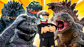 Playing the WORST GODZILLA GAMES in ROBLOX