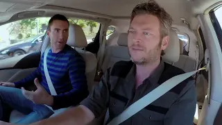 blake shelton and adam levine carpool to work