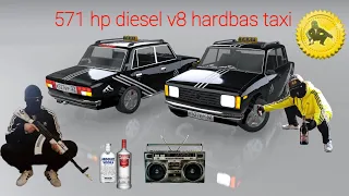 Hardbass taxi(drift lada)beamng drive