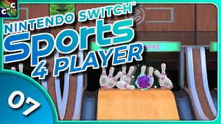 SPECIAL BOWLING! | Nintendo Switch Sports LOCAL MULTIPLAYER Episode 7 (Switch / 4 Players)