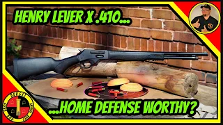 Henry Lever Action X .410 Shotgun- Good Enough For Home Defense?
