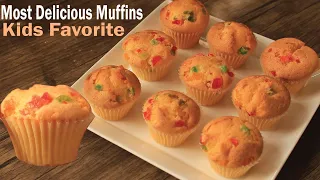 Delicious Tutti Frutti Muffins Recipes By Chef Hafsa | KIds Favorite