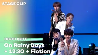 [Stage Clip🎙] HIGHLIGHT (하이라이트) - 비가 오는 날엔 + 12시 30분 + Fiction (RELAY VOCAL ver.) | KCON:TACT 4 U