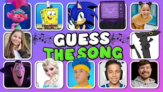 Guess The Meme & Who Is Singing 🎤🎵🔥| MrBeast, Salish Matter, Lay Lay, Trolls 3, Elsa, King Ferran