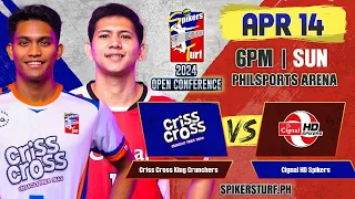 CRISS CROSS vs. CIGNAL - Full Match | Preliminaries | 2024 Spikers' Turf Open Conference