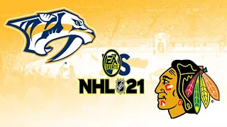 🏒 🇺🇸 NASHVILLE PREDATORS       vs 🇺🇸  CHICAGO BLACKHAWKS     🏒 | 🏆 🇺🇸 NHL(01/01/2021) 🎮 NHL 21