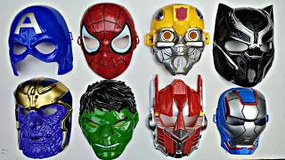 Membersihkan Mainan, Spiderman Hulk Power Rangers Ironman Bumble Bee Captain America Thor Thanos 101