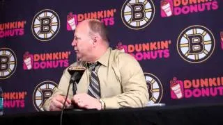 Mar 31 2011 Claude Julien Bruins NHL Leafs.flv