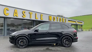 2017 PORSCHE CAYENNE 4.2 D V8 S Diesel PLATINUM Black for sale Castle Motors