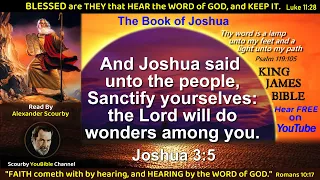 6 | Book of JOSHUA | Audio with Text  | by Alexander Scourby | God is Love and Truth.