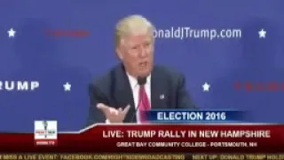 Donald Trump saying motherfucker in public