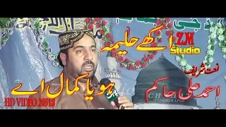 Aakhy Haleema Hoya Kamal Ay !! Ahmad Ali Hakim 2018 !! New Naat 2018 By ZM Studio