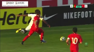 Nuno Tavares - Portugal U19 x Cyprus U19, Turkey U19, Scotland U19 - Prodigy Players - 2019