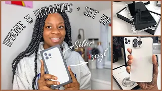 iPhone 13 Pro Max Unboxing + Set Up + Camera Test | Silver, 512gb