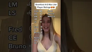 Manchester United Players Rating Vs Brentford