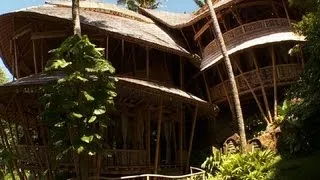 The bamboo homes of Bali