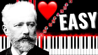 Romeo and Juliet Love Theme Tchaikovsky - EASIEST Piano Tutorial