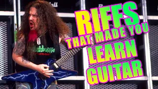 Metal Guitar Riffs That Made You Want To Start Learning The Guitar