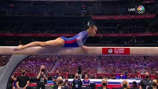 Leanne Wong Beam 2021 Olympic Trials Day 2
