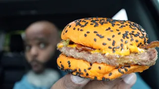 NEW Burger King Ghost Pepper Whopper Review!