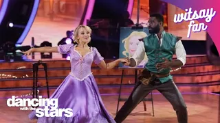 Evanna Lynch and Keo Motsepe Jazz Disney Night (Week 5) | Dancing With The Stars