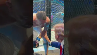 Colby Covington Greets Donald Trump Before His Fight Against Leon Edwards at UFC 296