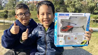 New RC helicopter unboxing and testing | Helicopter Drone Review | Aarav World