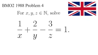 British Mathematical Olympiad 1988 Problem 4