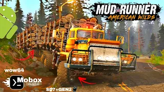 MudRunner American Wilds On Mobox Pacific P12 Hauling Heavy Logs 💯😱