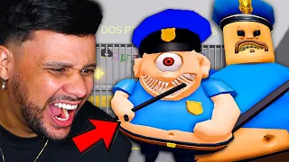 O POLICIAL PEIDÃO VIROU UM MONSTRO NO ROBLOX! (BARRY'S PRISON RUN!)