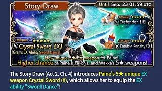 Dissidia Final Fantasy Opera Omnia Global - Paine EX Banner