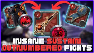 ☠️How To Play INSANE SUSTAIN Build In OUTNUMBERED PvP🩸| Commentary Albion Online Shadowcaller PvP