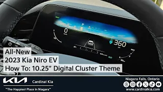 All-New 2023 Kia Niro EV | How To Change 10.25" Digital Cluster Theme!